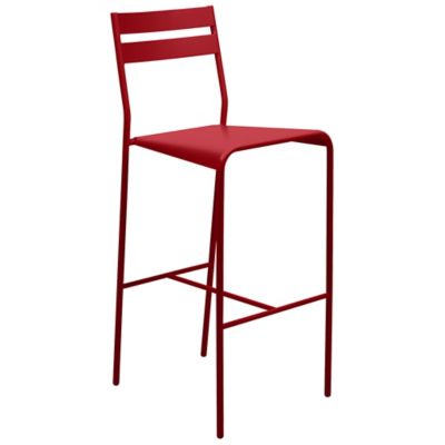 Fermob Facto Barstool - Color: Red - 250367