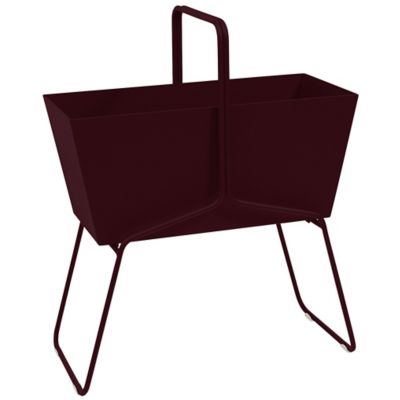 FRM2403777 Fermob High Basket Planter - Color: Red - 3231B9 sku FRM2403777