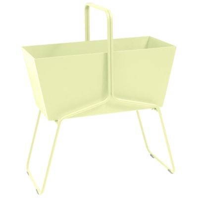 Fermob High Basket Planter - Color: Yellow - 3231A6