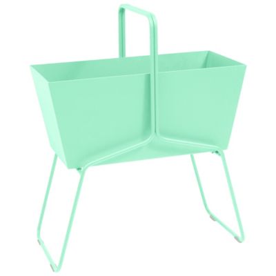 Fermob High Basket Planter - Color: Green - 323183