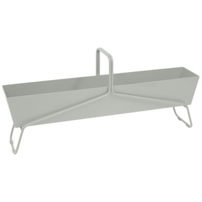 Fermob Long Basket Planter - Color: Grey - 3230A5