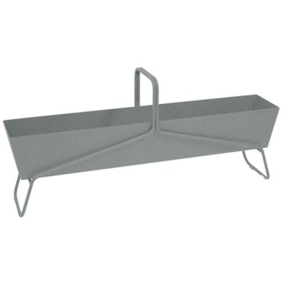 Fermob Long Basket Planter - Color: Grey - 3230C7