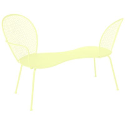 FRM2403945 Fermob Lorette Conversation Bench - Color: Yellow  sku FRM2403945