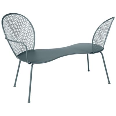 FRM2403955 Fermob Lorette Conversation Bench - Color: Grey -  sku FRM2403955