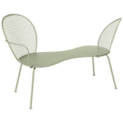 Fermob Lorette Conversation Bench - Color: Green - 571465