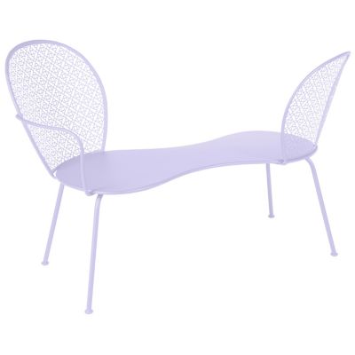 FRM2525745 Fermob Lorette Conversation Bench - Color: Purple  sku FRM2525745