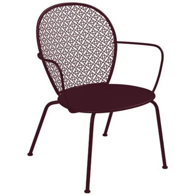 FRM2403963 Fermob Lorette Low Armchair - Set of 2 - Color: Re sku FRM2403963