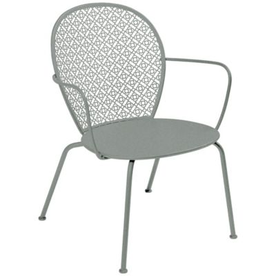 Fermob Lorette Low Armchair - Set of 2 - Color: Grey - 5713C7