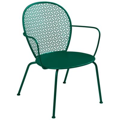 Fermob Lorette Low Armchair - Set of 2 - Color: Green - 571302