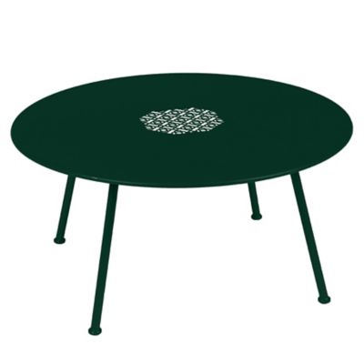 FRM2403972 Fermob Lorette Perforated Round Low Table - Color: sku FRM2403972