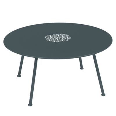 FRM2403987 Fermob Lorette Perforated Round Low Table - Color: sku FRM2403987