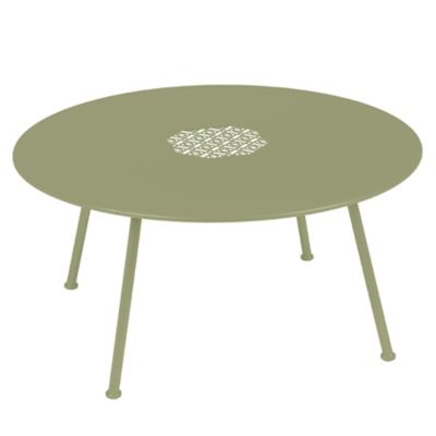 FRM2403988 Fermob Lorette Perforated Round Low Table - Color: sku FRM2403988