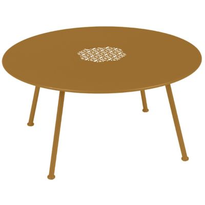 FRM2525768 Fermob Lorette Perforated Round Low Table - Color: sku FRM2525768