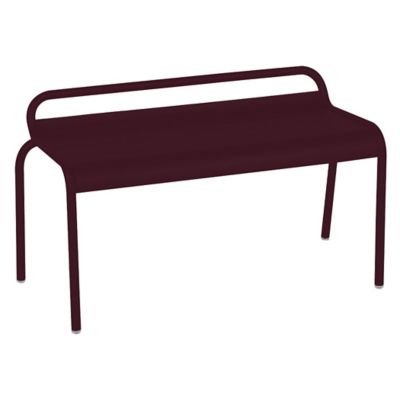 FRM2404112 Fermob Luxembourg Compact Bench - Color: Red - 411 sku FRM2404112