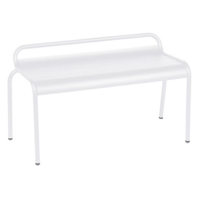 Fermob Luxembourg Compact Bench - Color: White - 411401