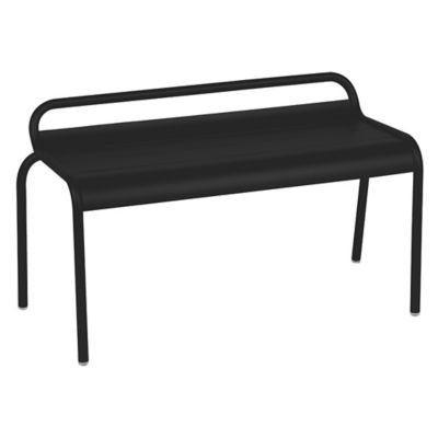 Fermob Luxembourg Compact Bench - Color: Black - 411442