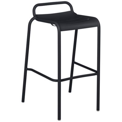 FRM2434091 Fermob Luxembourg Barstool with Low Back - Set of  sku FRM2434091