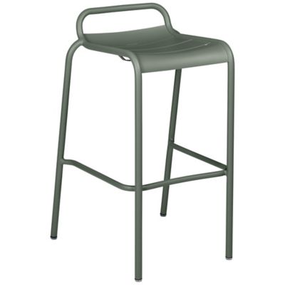 FRM2434099 Fermob Luxembourg Barstool with Low Back - Set of  sku FRM2434099