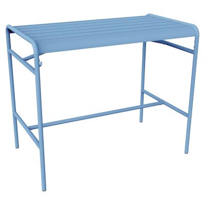 Fermob Luxembourg High Dining Table in Blue