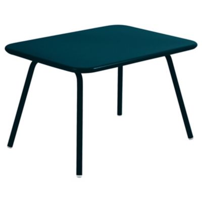 Fermob Luxembourg Rectangular Kid Table - Color: Blue - 417121