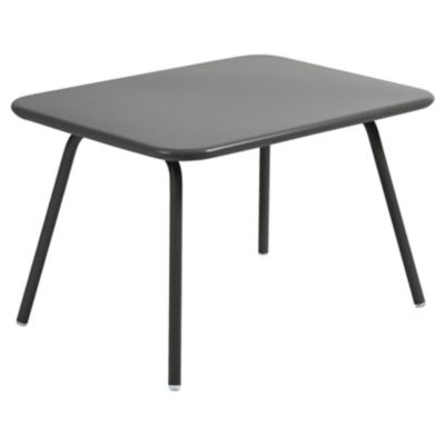 Fermob Luxembourg Rectangular Kid Table - Color: Black - 417142