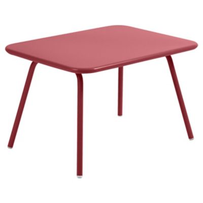 Fermob Luxembourg Rectangular Kid Table - Color: Red - 417143