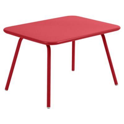 Fermob Luxembourg Rectangular Kid Table - Color: Red - 417167