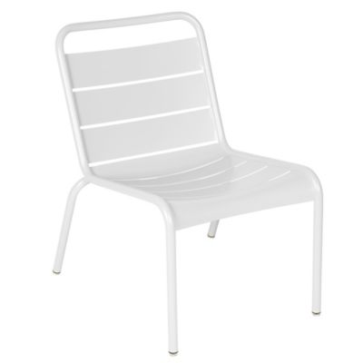 Fermob Luxembourg Lounge Chair - Set of 2 - Color: White - 421101