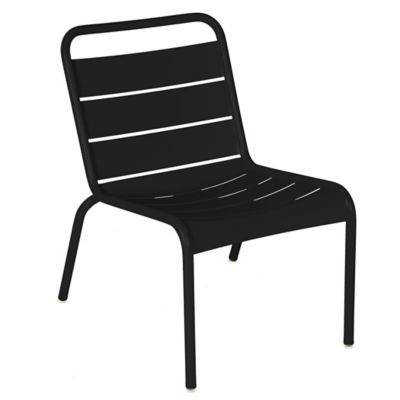 Fermob Luxembourg Lounge Chair - Set of 2 - Color: Black - 421142