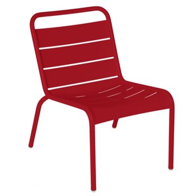 Fermob Luxembourg Lounge Chair - Set of 2 - Color: Red - 421143