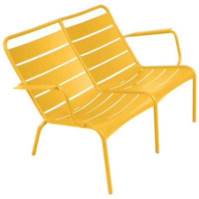 FRM2404907 Fermob Luxembourg Low Armchair Duo - Color: Yellow sku FRM2404907