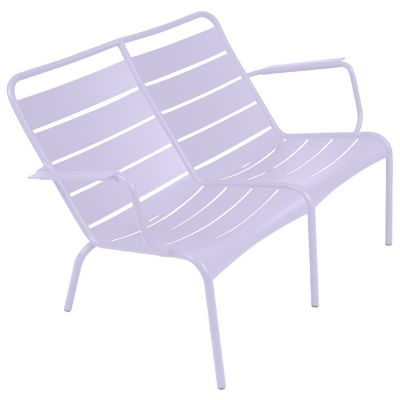 Fermob Luxembourg Low Armchair Duo - Color: Purple - 4105D1