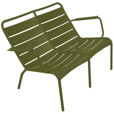 Fermob Luxembourg Low Armchair Duo - Color: Green - 4105D3