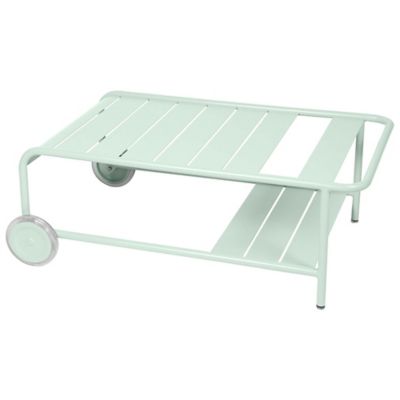 Fermob Luxembourg Low Table with Casters - Color: Green - 4168A7