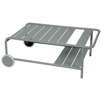 FRM2404925 Fermob Luxembourg Low Table with Casters - Color:  sku FRM2404925