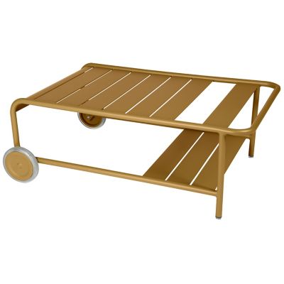 FRM2527670 Fermob Luxembourg Low Table with Casters - Color:  sku FRM2527670