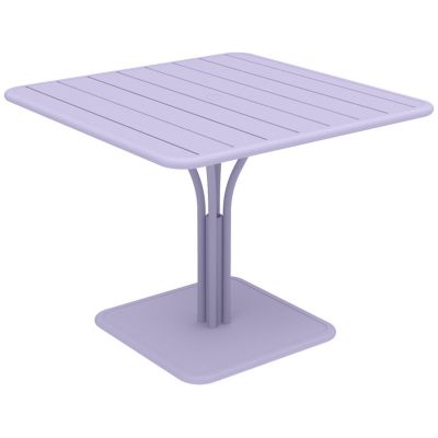 Fermob Luxembourg Square Pedestal Table - Color: Purple - Size: Large - 413