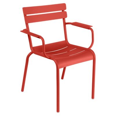 Fermob Luxembourg Steel Armchair - Set of 2 - Color: Orange - 412245