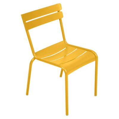 Fermob Luxembourg Steel Side Chair - Set of 2 - Color: Yellow - 4121C6