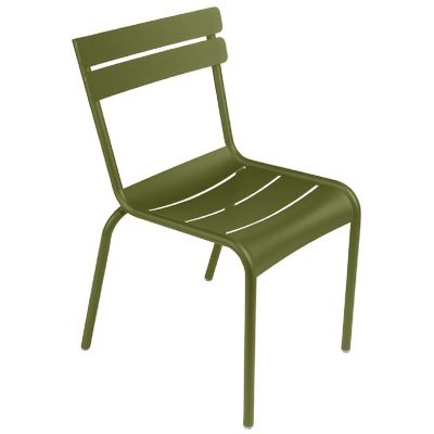 Fermob Luxembourg Steel Side Chair - Set of 2 - Color: Green - 4121D3