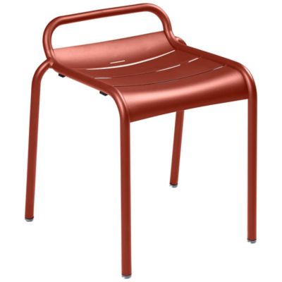 Fermob Luxembourg Stool - Set of 2 - Color: Red - 411120