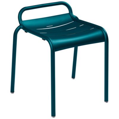 Fermob Luxembourg Stool - Set of 2 - Color: Blue - 411121