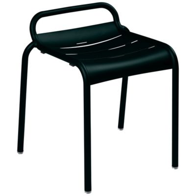 Fermob Luxembourg Stool - Set of 2 - Color: Black - 411142