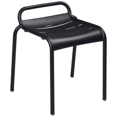 FRM2434205 Fermob Luxembourg Stool - Set of 2 - Color: Black  sku FRM2434205