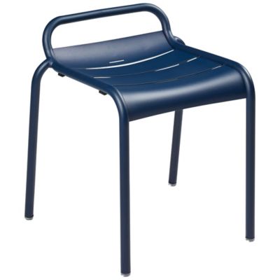 Fermob Luxembourg Stool - Set of 2 - Color: Blue - 411192