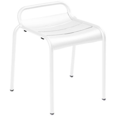 Fermob Luxembourg Stool - Set of 4 - Color: White - 4111014