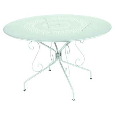 Fermob Montmarte Perforated Round Table - Color: Green - Size: Medium - 063