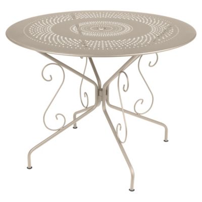 FRM2434277 Fermob Montmarte Perforated Round Table - Color: B sku FRM2434277