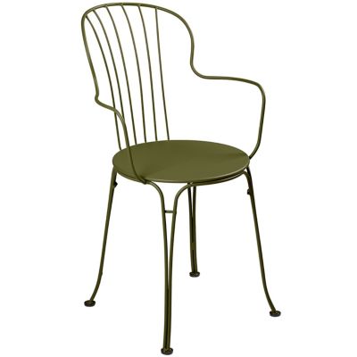 Fermob Opera+ Armchair - Set of 2 - Color: Green - 0912D3