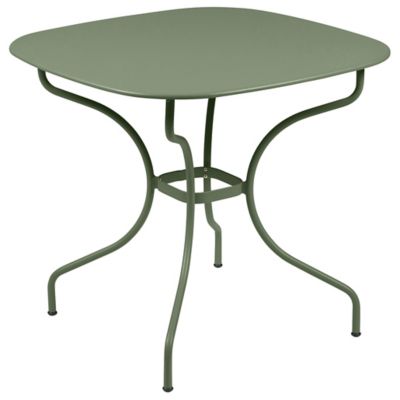 Fermob Opera+ Carronde Square Table - Color: Green - 094682